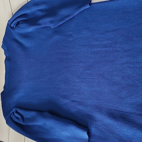 Nanette Lapore Knit Embellished Short Puffed Sleeve Sweater Size Large NWOT - Picture 6 of 6